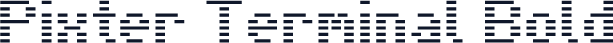 Pixter Terminal Bold