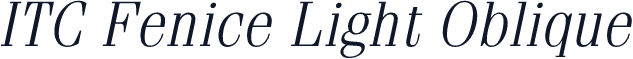 ITC Fenice Light Oblique