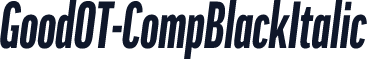 GoodOT-CompBlackItalic