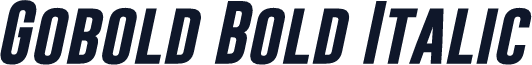 Gobold Bold Italic