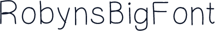 RobynsBigFont