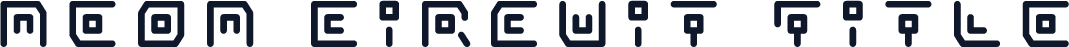 Neon Circuit Title