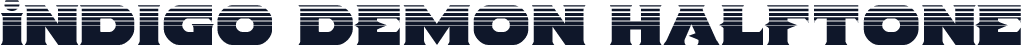 Indigo Demon Halftone