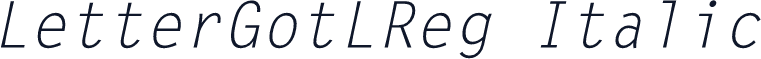 LetterGotLReg Italic