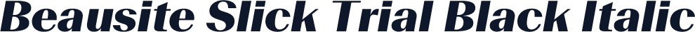Beausite Slick Trial Black Italic