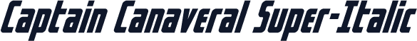 Captain Canaveral Super-Italic