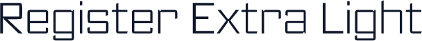 Register Extra Light