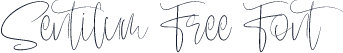 Sentilum Free Font