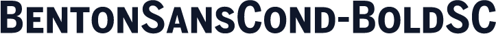 BentonSansCond-BoldSC