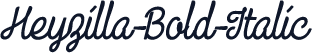 Heyzilla-Bold-Italic