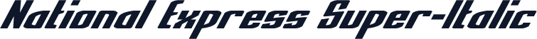 National Express Super-Italic