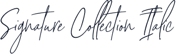 Signature Collection Italic