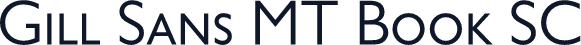 Gill Sans MT Book SC