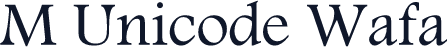 M Unicode Wafa