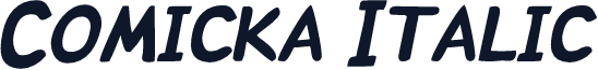 Comicka Italic
