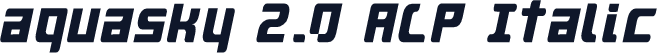 aquasky 2.0 ALP Italic