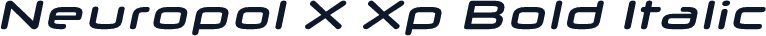 Neuropol X Xp Bold Italic