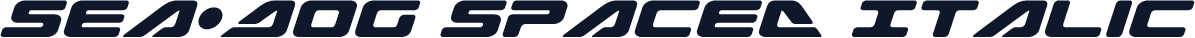 Sea-Dog Spaced Italic
