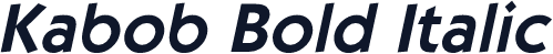 Kabob Bold Italic