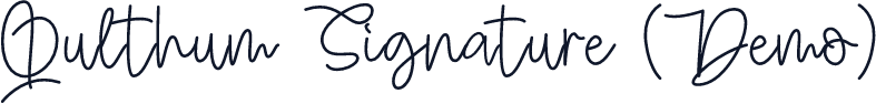 Qulthum Signature (Demo)