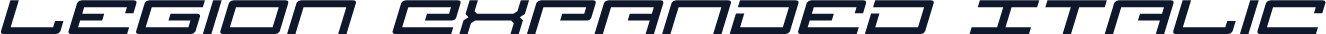 Legion Expanded Italic