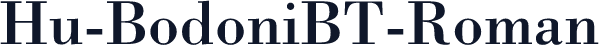 Hu-BodoniBT-Roman