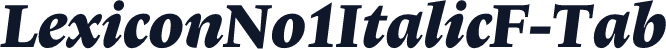 LexiconNo1ItalicF-Tab