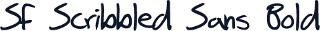 SF Scribbled Sans Bold