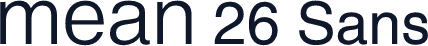 MEAN 26 Sans