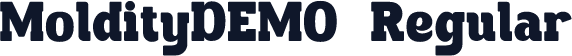 MoldityDEMO-Regular