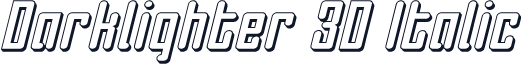 Darklighter 3D Italic