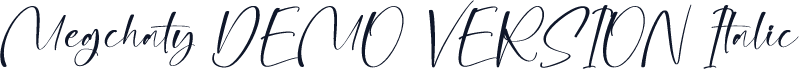 Megchaty DEMO VERSION Italic