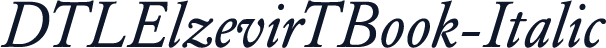DTLElzevirTBook-Italic