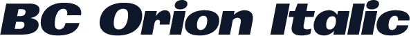 BC Orion Italic