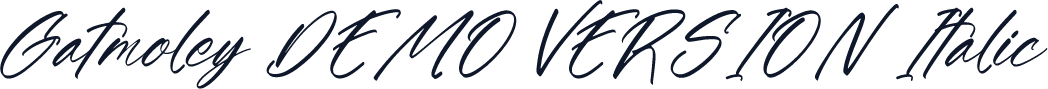 Gatmoley DEMO VERSION Italic