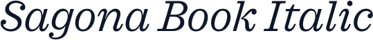 Sagona Book Italic