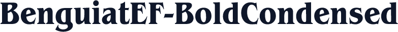 BenguiatEF-BoldCondensed