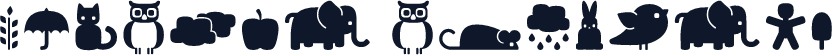 Fredoka dingbats