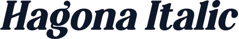 Hagona Italic