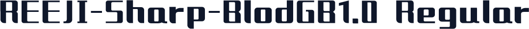 REEJI-Sharp-BlodGB1.0 Regular