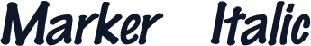 Marker  Italic