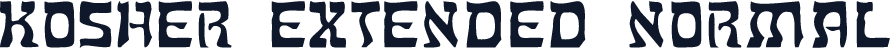 Kosher Extended Normal
