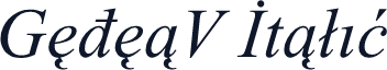 GedeaV Italic