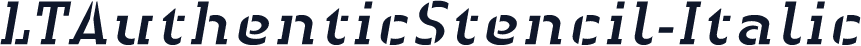 LTAuthenticStencil-Italic