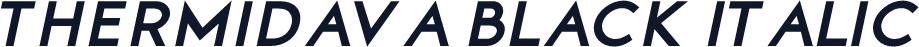 Thermidava Black Italic