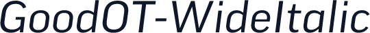 GoodOT-WideItalic