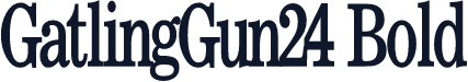 GatlingGun24 Bold