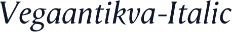 Vegaantikva-Italic