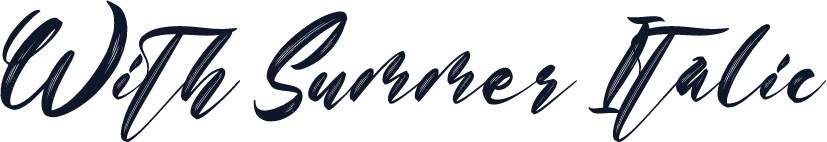 With Summer Italic