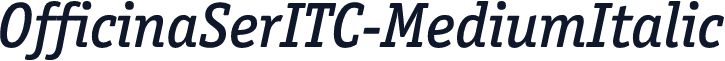 OfficinaSerITC-MediumItalic